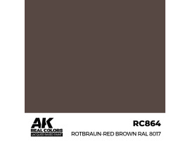 Акриловая краска на спиртовой основе Red Brown / Красно-коричневый RAL 8017 АК-интерактив RC864