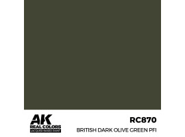 Alcohol-based acrylic paint British Dark Olive Green PFI AK-interactive RC870