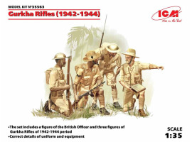 обзорное фото Gurkha Rifles (1944) Figures 1/35
