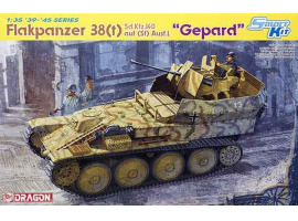 обзорное фото Flakpanzer 38 (t) Sd. Kfz. 140 auf (Sf) Ausf. L Gepard Бронетехніка 1/35