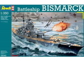обзорное фото Battleship BISMARCK Fleet 1/350