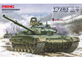 обзорное фото Assembled model of the T-72B3 tank Armored vehicles 1/35