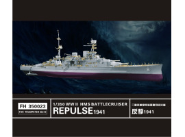 обзорное фото WWII HMS Battlecruiser Repluse Фототравлення