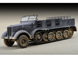 Сборная модель 1/72 Тяжелый тягач Sd.Kfz.8 12т Трумпетер 07403