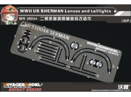 обзорное фото WWII US SHERMAN Lenses and taillights (For All) Photo-etched