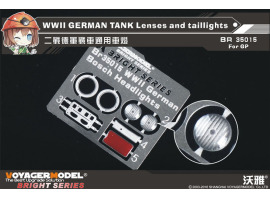 обзорное фото WWII GERMAN TANK Lenses and taillights (For All) Фототравление