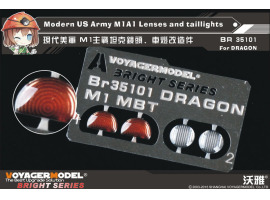 обзорное фото Modern US Army M1A1 Lenses and taillights(For DRAGON/ MENG TS-026)  Фототравлення