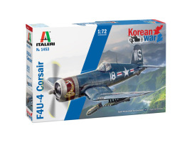 Збірна модель 1/72 Літак F4U-4 Corsair - Корейська війна Italeri 1453