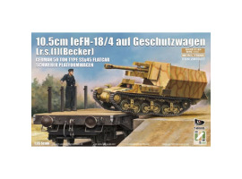 Сборная модель 1/35 Немецкая leFH 18/4 auf Geschützwagen Lr.s.(f)(Becker) [2 в 1] Zimi ZM35077