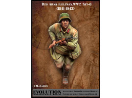 обзорное фото Red Army rifleman. WW2 ( 1941-1943)  Set-8 Фігури 1/35