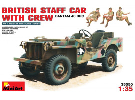 обзорное фото British command vehicle with crew Cars 1/35
