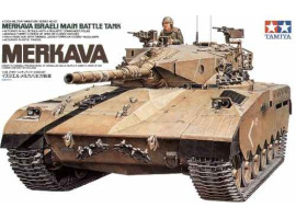обзорное фото Scale model 1/35 Israel Merkava MBT Tamiya 35127 Armored vehicles 1/35