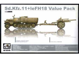 обзорное фото SDKFZ 11+LEFH18 V.P. Armored vehicles 1/35