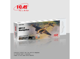 Набір акрилових фарб для HP.52 Hampden ICM 3090