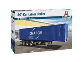 Scale model 1/24 Container trailer 40 feet Italeri 3951