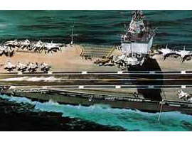 обзорное фото Nuclear Carrier U.S.S. Enterprise Флот 1/700