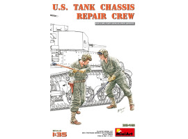 обзорное фото Scale model 1/35 Figures Repair team chassis tanks USA MiniArt 35481 Figures 1/35