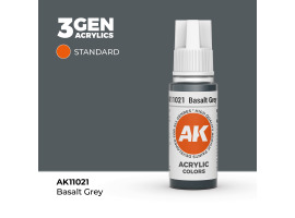 обзорное фото Акрилова фарба BASALT GREY – STANDARD / БАЗАЛЬТОВИЙ СІРИЙ AK-interactive AK11021 Standart Color