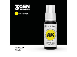 обзорное фото Акрилова фарба BLACK – INTENSE / ЧОРНИЙ AK-interactive AK11029 Standart Color