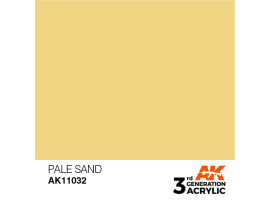 обзорное фото Акрилова фарба PALE SAND – STANDARD / БЛІДНО-ПІСЧАНИЙ AK-interactive AK11032 Standart Color
