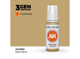 Акрилова фарба DARK SAND - STANDARD / ТЕМНО-ПІСЧАНИЙ  AK-interactive AK11033