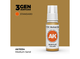 обзорное фото Acrylic paint MEDIUM SAND – STANDARD / SAND AK-interactive AK11034 General Color