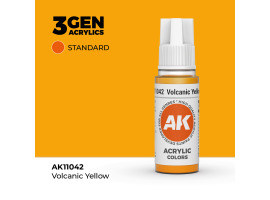 обзорное фото Acrylic paint VOLCANIC YELLOW – STANDARD / VOLCANIC YELLOW AK-interactive AK11042 General Color