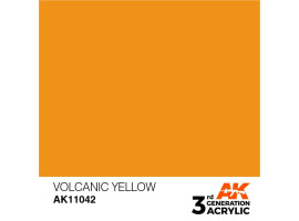 обзорное фото Acrylic paint VOLCANIC YELLOW – STANDARD / VOLCANIC YELLOW AK-interactive AK11042 General Color