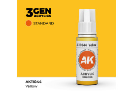 обзорное фото Acrylic paint IYELLOW – STANDARD / YELLOW AK-interactive AK11044 General Color