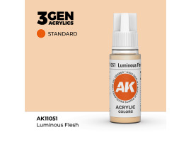 обзорное фото Acrylic paint LUMINOUS FLESH - STANDARD / LIGHT LEATHER AK-interactive AK11051 General Color