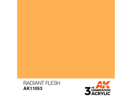 обзорное фото Акрилова фарба RADIANT FLESH – STANDARD / ТІЛЕСНИЙ СЯЮЧИЙ AK-interactive AK11053 Standart Color