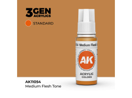 обзорное фото Acrylic paint MEDIUM FLESH TONE – STANDARD / MEDIUM SKIN TONE AK-interactive AK11054 General Color