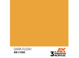 обзорное фото Акриловая краска DARK FLESH – STANDARD / ТЕМНАЯ КОЖА АК-интерактив AK11056 Standart Color