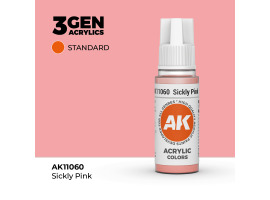 обзорное фото Acrylic paint SICKLY PINK – STANDARD / SICKLY PINK AK-interactive AK11060 General Color