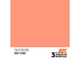 обзорное фото Акрилова фарба OLD ROSE – STANDARD / СТАРА ТРОЯНДА AK-interactive AK11062 Standart Color