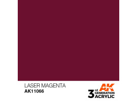 обзорное фото Акриловая краска LASER MAGENTA – STANDARD / ЛАЗЕРНЫЙ ПУРПУРНЫЙ АК-интерактив AK11066 Standart Color