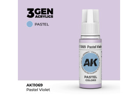 обзорное фото Acrylic paint PASTEL VIOLET – PASTEL / PASTEL VIOLET AK-interactive AK11069 General Color