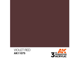 обзорное фото Акрилова фарба VIOLET RED – STANDARD / БУЗКОВО-ЧЕРВОНИЙ AK-interactive AK11075 Standart Color