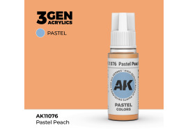 обзорное фото Acrylic paint PASTEL PEACH – PASTEL / PASTEL PEACH AK-interactive AK11076 General Color