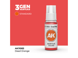 обзорное фото Акриловая краска DEAD RED – STANDARD / УВЯДШИЙ КРАСНЫЙ АК-интерактив AK11083 Standart Color