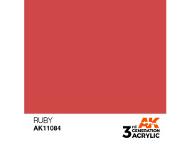 обзорное фото Акриловая краска RUBY – STANDARD / РУБИНОВЫЙ АК-интерактив AK11084 Standart Color