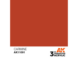 обзорное фото Акрилова фарба CARMINE – STANDARD / КАРМІН AK-interactive AK11091 Standart Color
