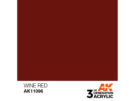 обзорное фото Acrylic paint WINE RED – STANDARD / WINE RED AK-interactive AK11096 General Color