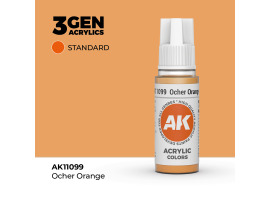 обзорное фото Acrylic paint OCHER ORANGE – STANDARD / ORANGE OXER AK-interactive AK11099 General Color