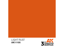 обзорное фото Акрилова фарба LIGHT RUST – STANDARD / СВІТЛА ІРЖА AK-interactive AK11105 Standart Color