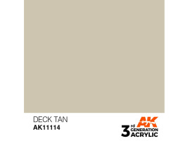 обзорное фото Акрилова фарба DECK TAN – STANDARD / ПАЛУБНА ДОШКА AK-interactive AK11114 Standart Color
