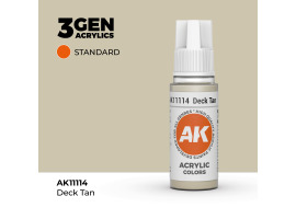 обзорное фото Акриловая краска DECK TAN – STANDARD / ПАЛУБНАЯ ДОСКА АК-интерактив AK11114 Standart Color