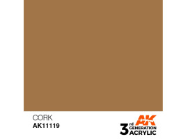обзорное фото Акриловая краска CORK – STANDARD / ПРОБКА АК-интерактив AK11119 Standart Color