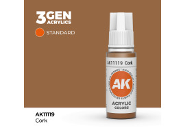 обзорное фото Акриловая краска CORK – STANDARD / ПРОБКА АК-интерактив AK11119 Standart Color