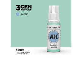 Акрилова фарба PASTEL GREEN – PASTEL / ПАСТЕЛЬНИЙ ЗЕЛЕНИЙ AK-interactive AK11131